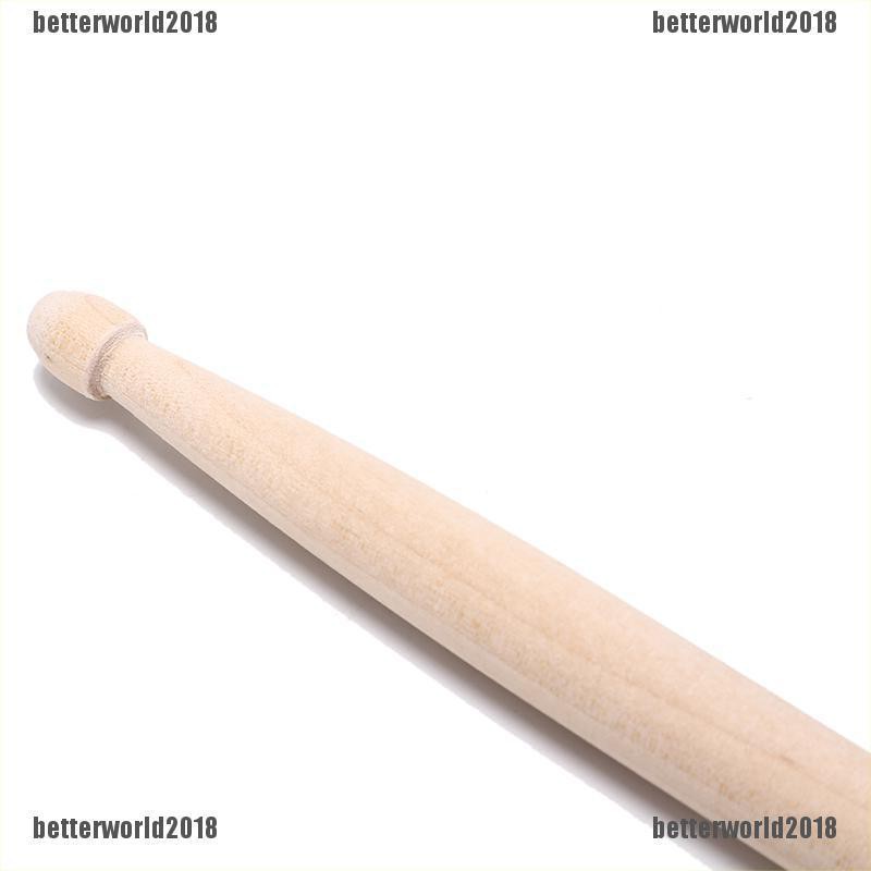 [Better] 1 pair 5a wood drumsticks stick for drum Lightweight drum sticks musical parts [World]