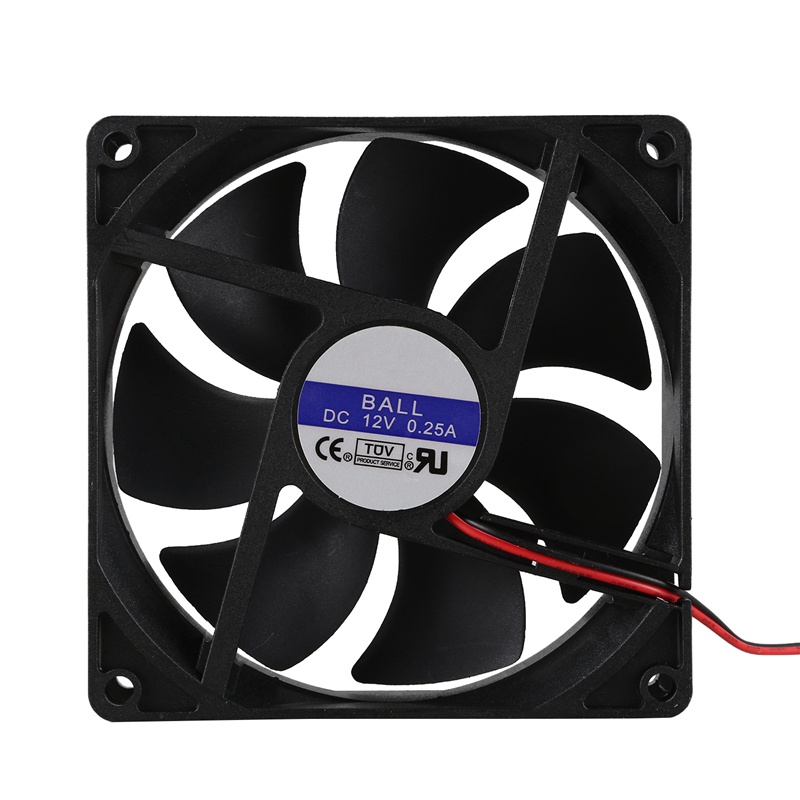Quạt Tản Nhiệt CPU 92mm x92mm x 25mm DC 12V 2Pin 65.01CFM