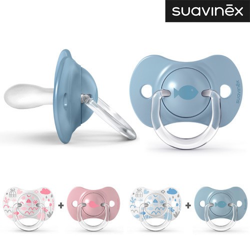 Bộ 2 ti giả cho bé 0-6 tháng Memories Suavinex