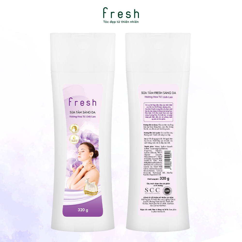 [HB GIFT] Sữa tắm sáng da Fresh 320g