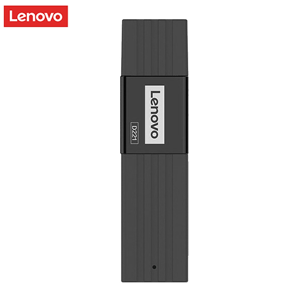 Đầu đọc thẻ nhớ USB3.0 Lenovo 2 trong 1 tốc độ cao 100MB/s bằng nhựa ABS tương thích thẻ TF cho văn phòng