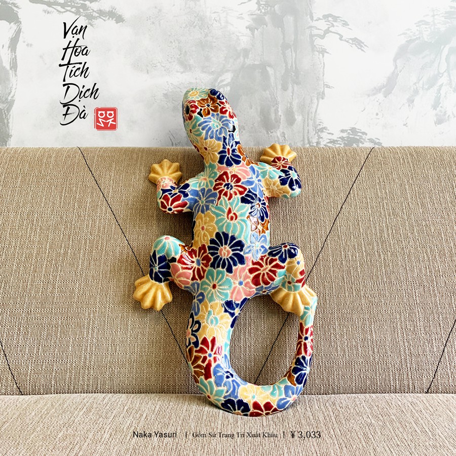 Thạch Sùng Gốm Treo Tường Vạn Hoa Tích Dịch Đà Thủ Công Khảm Hoa Xuất Khẩu