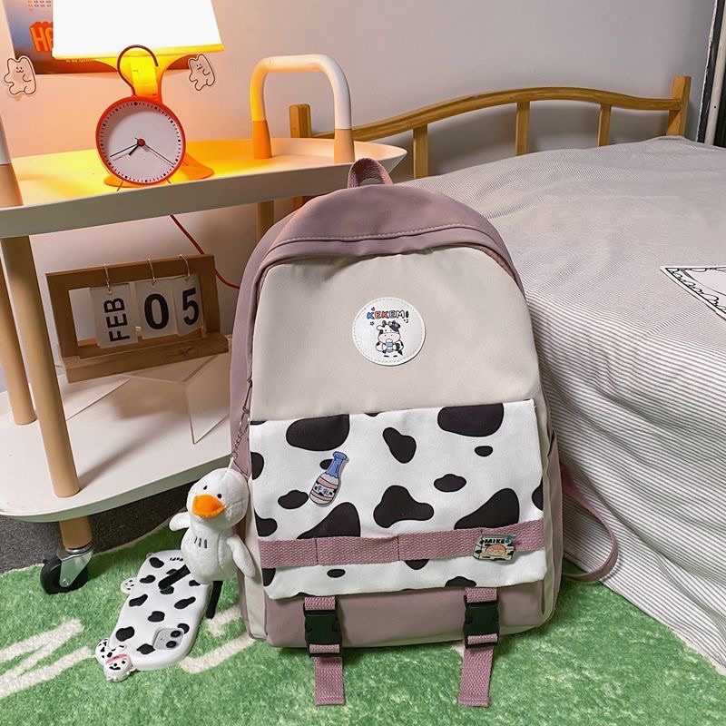 Balo nữ đi học thời trang Ulzzang Hàn Quốc, cặp sách đẹp hàng cao cấp dễ thương