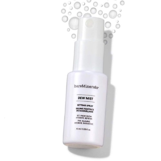 [CÓ SẴN]🥤BareMinerals Dewy Mist Setting Spray - Xịt khoá makeup phủ sương - Minisize