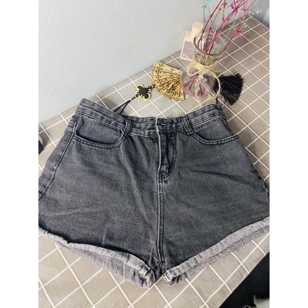 Quần Short Jean Cạp Cao ( Hàng 2hand)