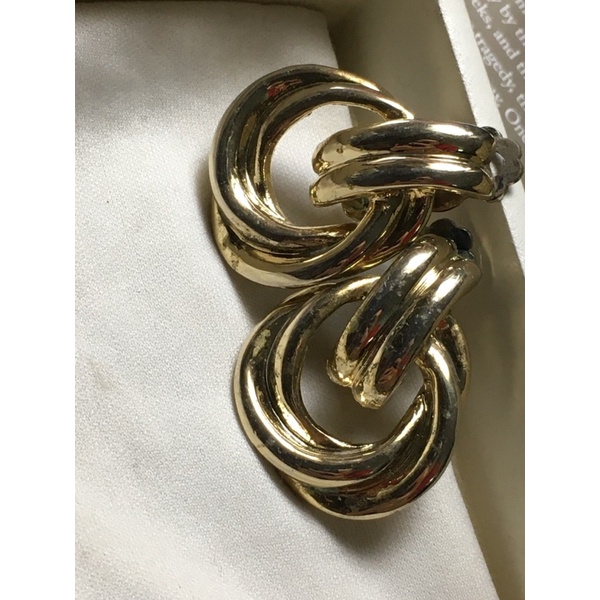Bông tai kẹp vintage to- thiết kế doorknocker