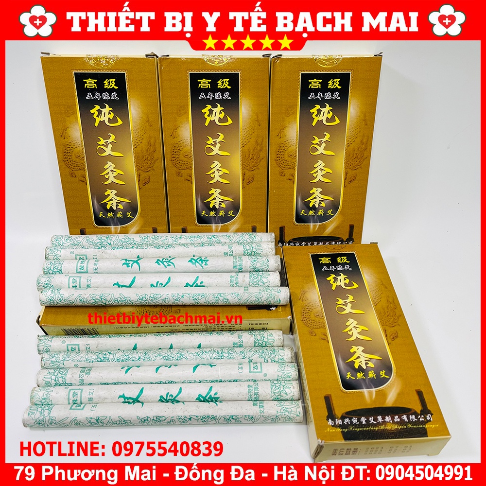 Nhang Ngải Nhung Trung Quốc - Điếu Ngải Cứu Nguyên Chất 100%