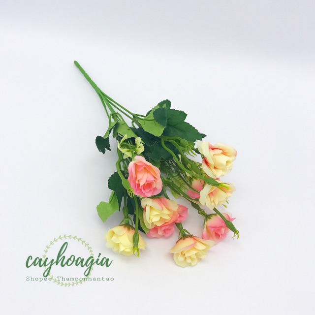 Hoa Giả - Chùm hồng Peace 10 bông