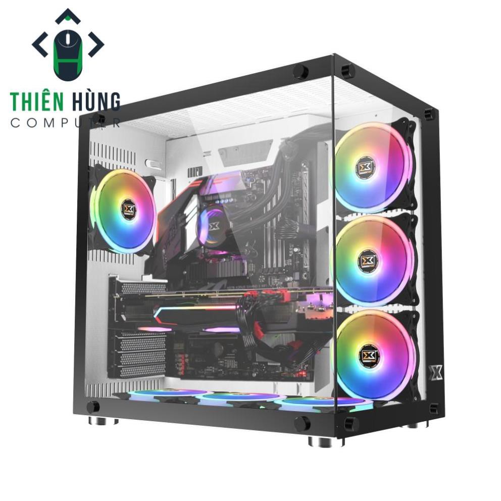 Vỏ máy tính (Case) XIGMATEK AQUARIUS PLUS - TRẮNG (KHÔNG FAN)