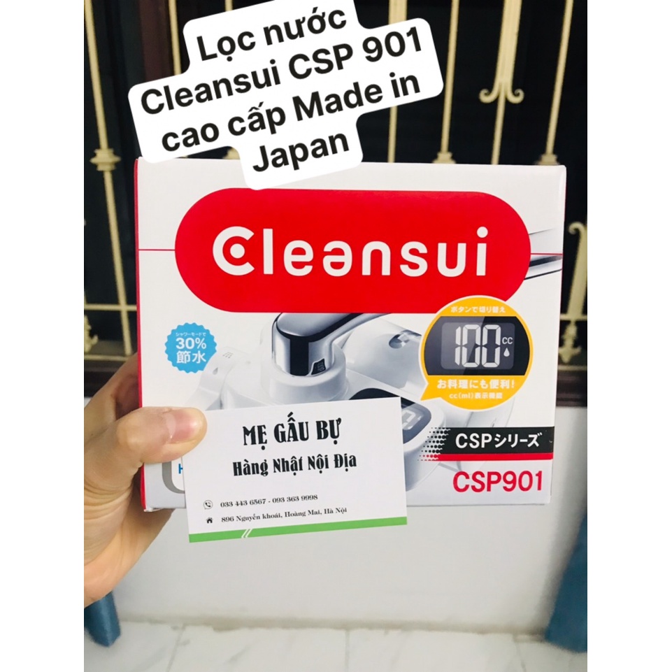 MÁY LỌC NƯỚC TẠI VÒI CLEANSUI CSP901 LỌC 15 TẠP CHẤT, CÓ MÀN HÌNH LCD