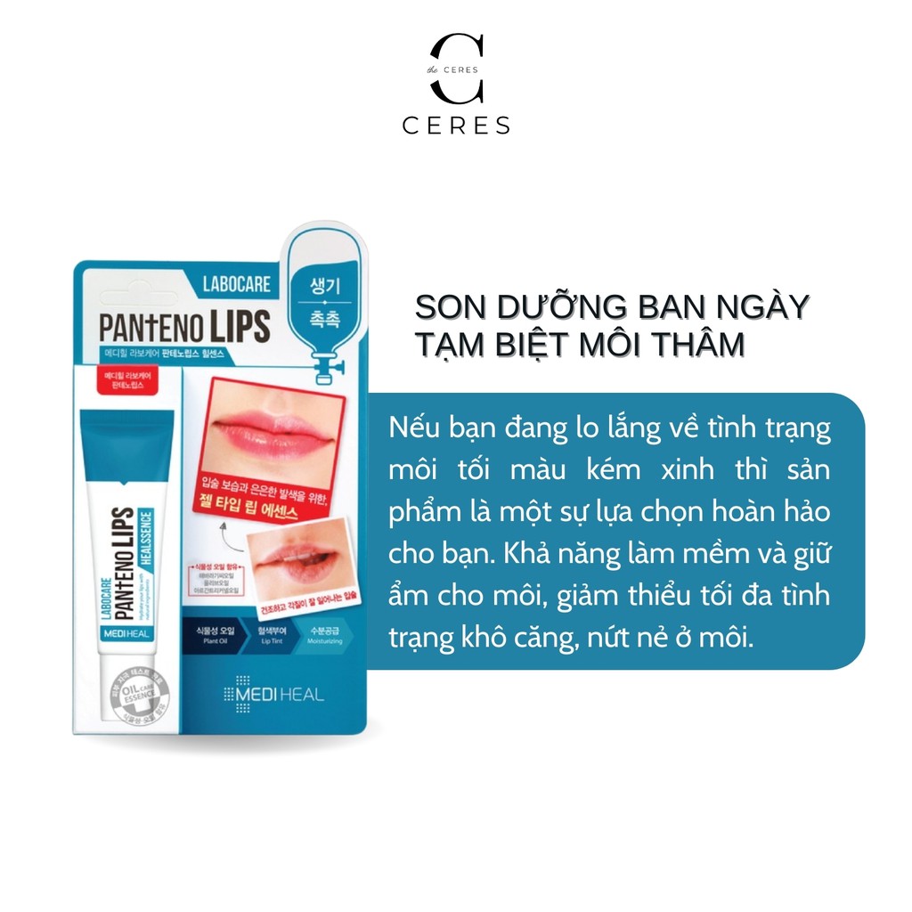 Son Dưỡng Môi Ban Ngày Mediheal Labocare Pantenolips Healssence 10ml