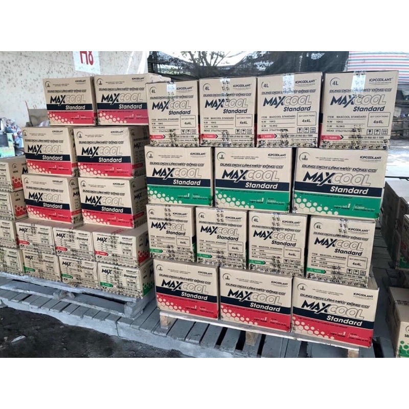 Nước Làm Mát Động Cơ Ô Tô Xe Máy MaxCool 4 Lít