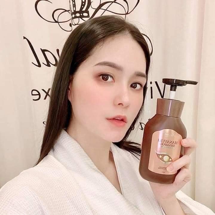 [Chính hãng] Dầu gội thảo dược Hanayuki Shampoo - Dầu gội phục hồi tóc suôn mượt giảm rụng - Mỹ phẩm Hanayuki