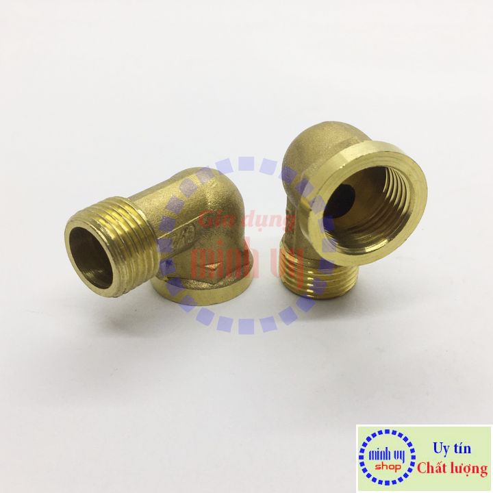 Co nối ống điếu 21mm (1/2&quot;) đồng đúc