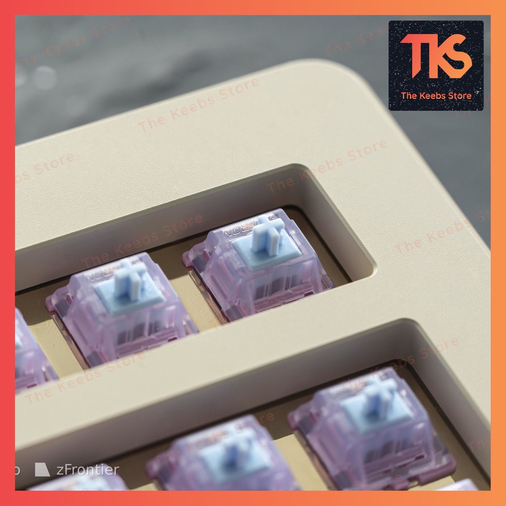 Switch Gateron Unicorn | Linear 63.5g | Công tắc phím cơ | TKS