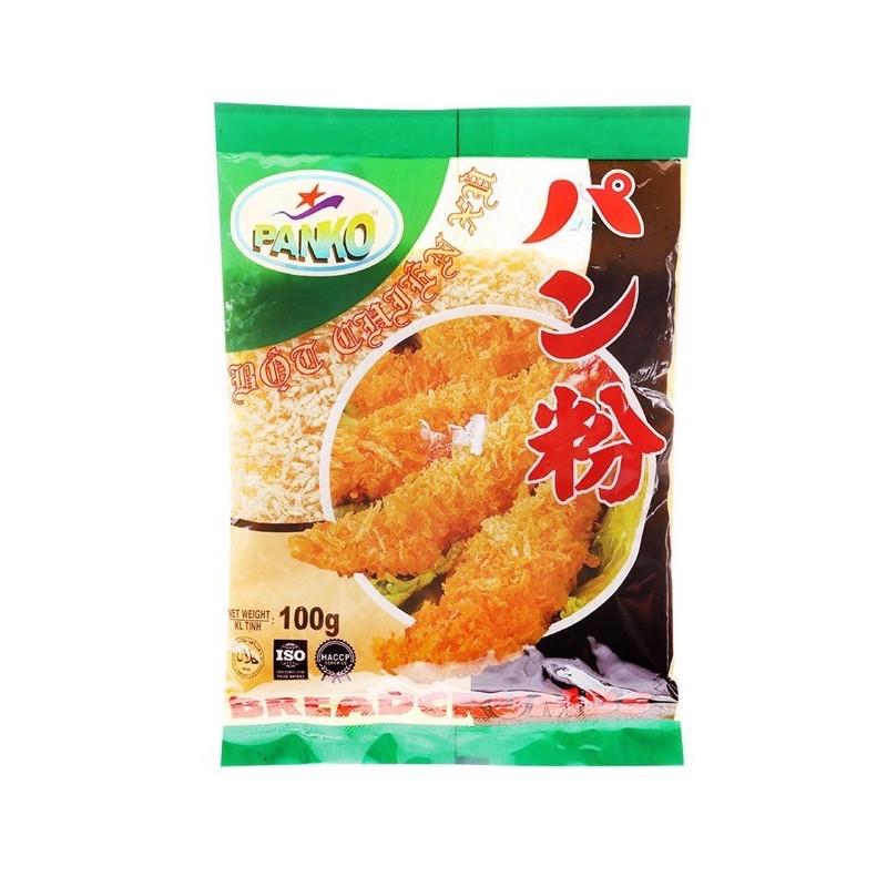 Bột chiên xù PANKO Nhật Bản màu vàng 100g