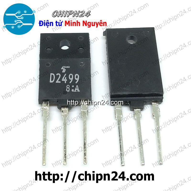 [2 CON] Transistor D2499 TO-3PF NPN 6A 600V (2SD2499 2499)