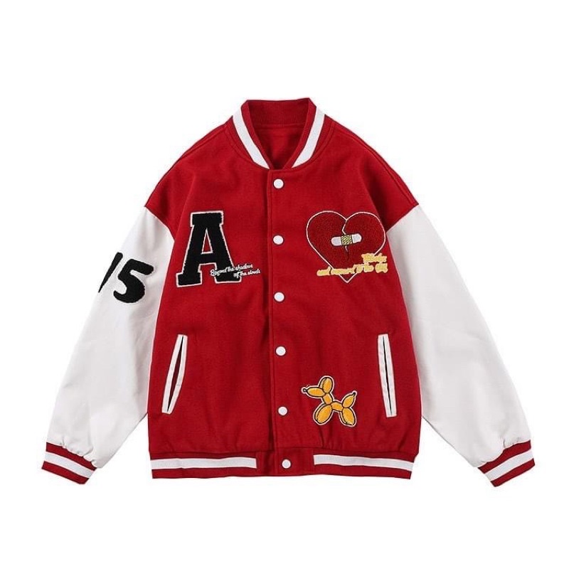 ÁO BOMBER - ÁO BÓNG CHÀY TAY DA UNISEX MẪU MỚI 2021 HIPHOP