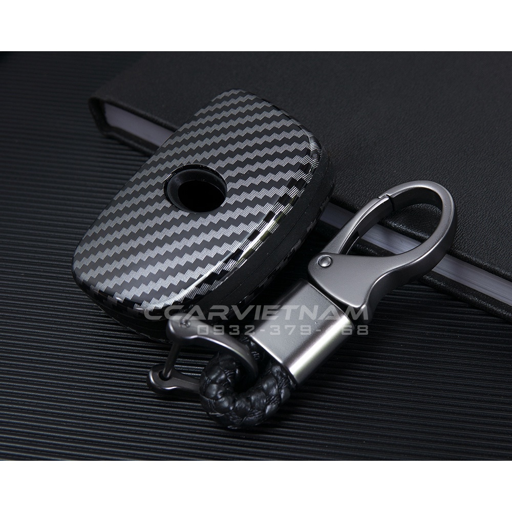 [Ảnh Thật] Ốp Chìa Khoá Ô Tô Hyundai Tucson/Elantra/Grand i10 - Bọc Khóa Vân Cacbon Cao Cấp Hàng Loại I - Ccar Vietnam