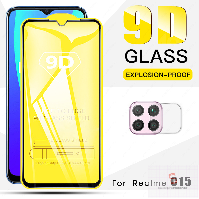 Kính Cường Lực 9d Cho Realme 6 C11 C15 C1 C2 5 5s 5i 6i C3 C12 C17 7i Nrz 20 Pro