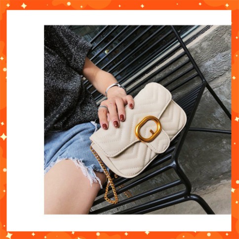 Túi xách nữ, túi đeo chéo khóa mạ vàng sang chảnh siêu xinh TX22 - Chjp Xjnh Boutique