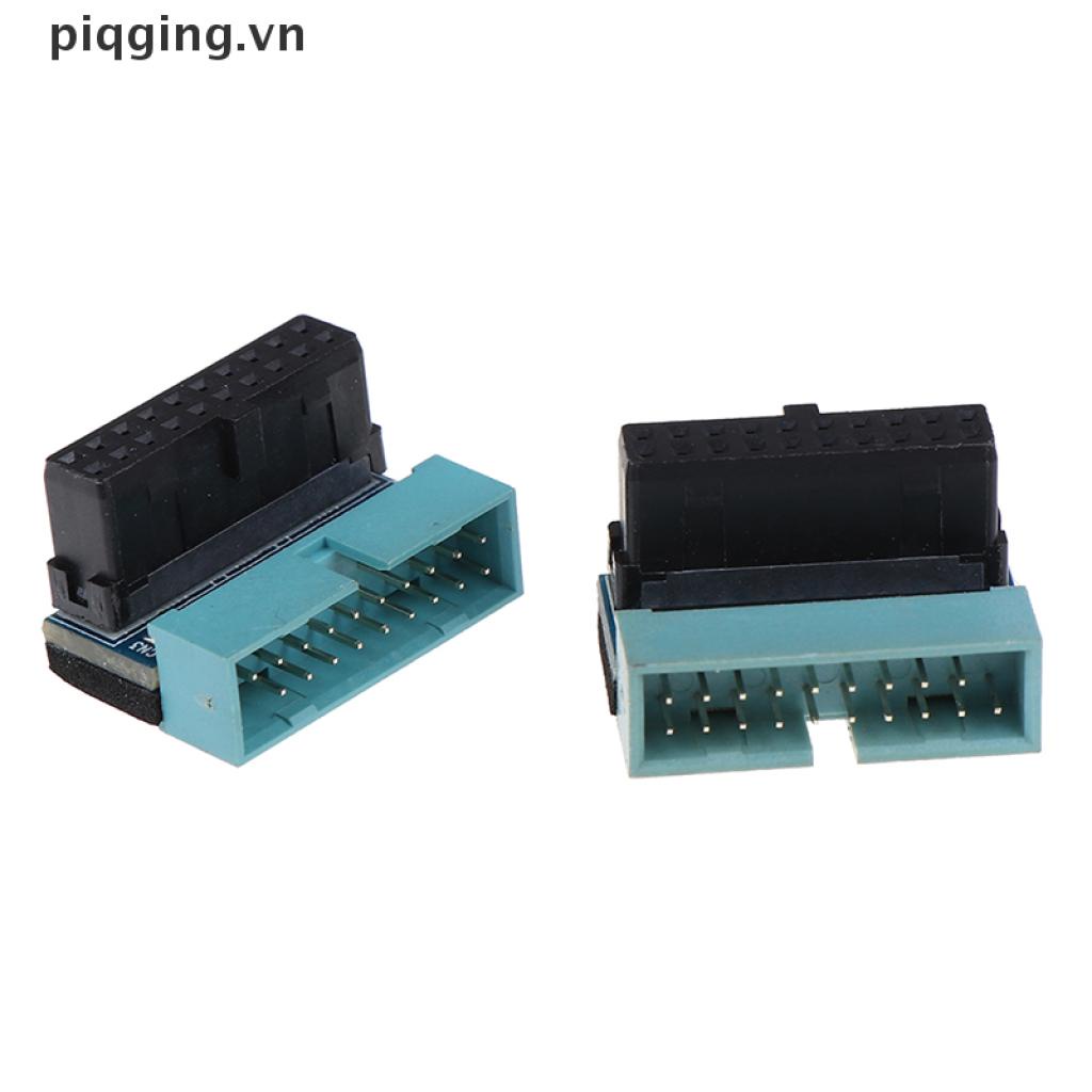 1 Bộ Chuyển Đổi Mở Rộng Usb 3.0 Đầu Cắm Sang Ổ Cắm Cái 90 Độ 20pin | BigBuy360 - bigbuy360.vn