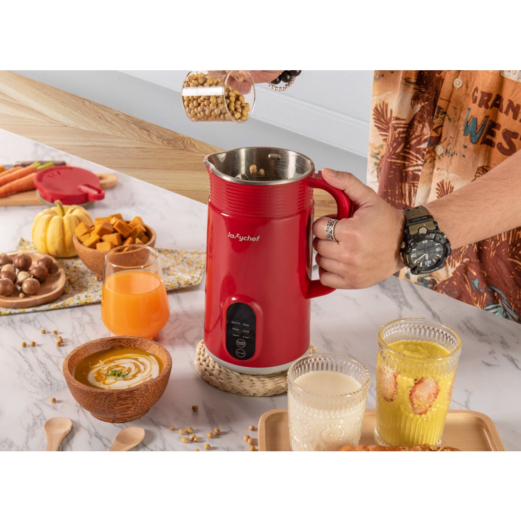 Máy làm sữa hạt - Máy xay nấu đa năng 5 in 1 LAZYCHEF