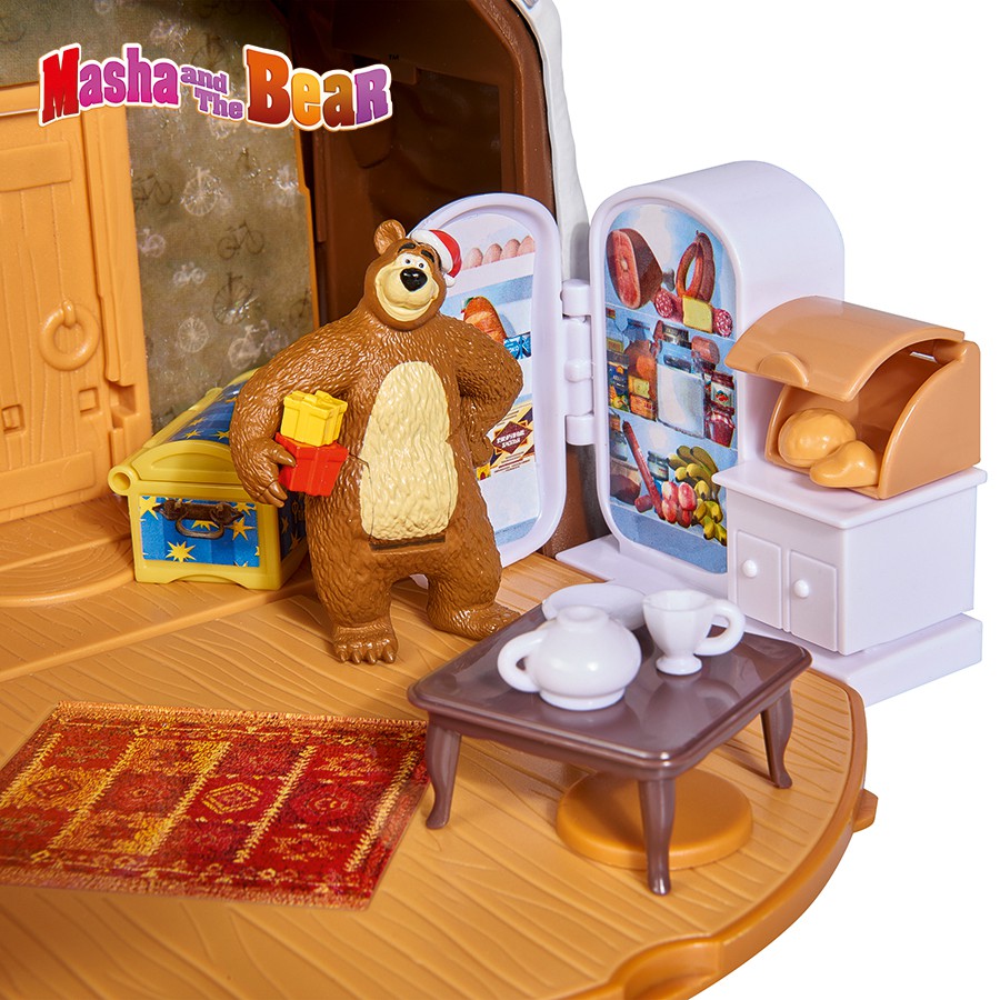 Đồ Chơi Nhà Gấu Mùa Đông MASHA AND THE BEAR Masha Play Set &quot;Winter Bear's House&quot; 109301023 - Simba Toys Vietnam