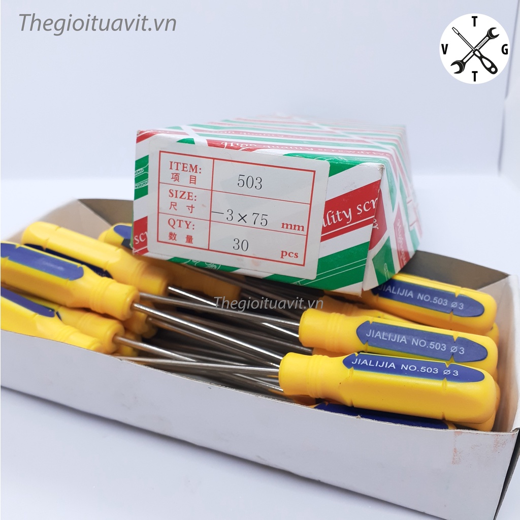 Tua vít thân 3mm dài 75mm 150mm 200mm