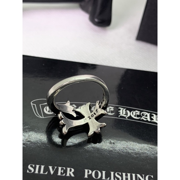 Nhẫn Chrome Heart 925 fullbox cao cấp - Chrome Heart Store