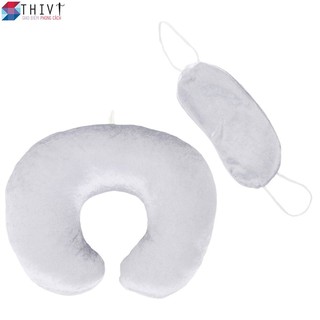 Combo gối chữ U và bịt mắt - THIVI