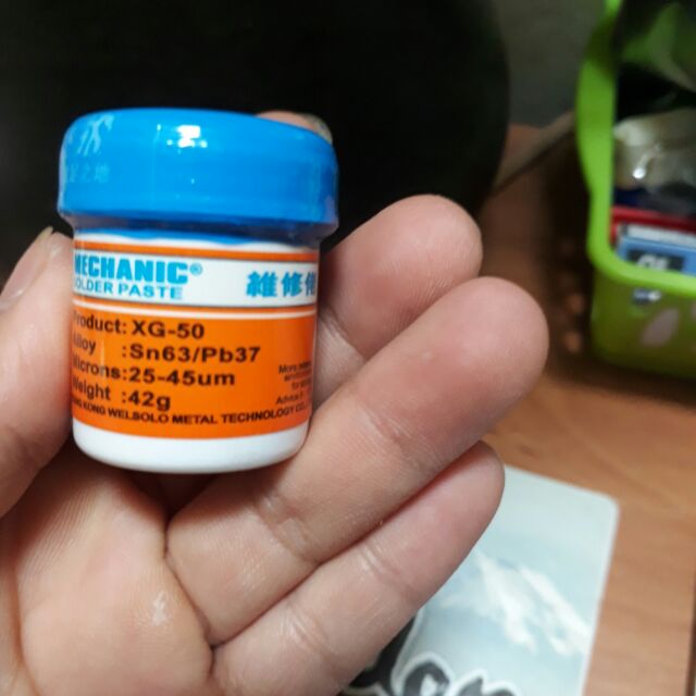 Bột chì hàn chân IC