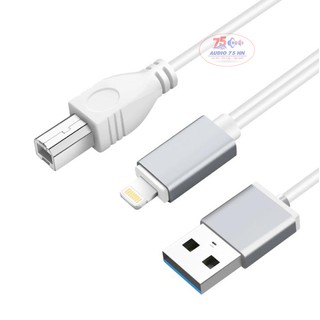Dây chuyển đổi từ Lightning ra USB Type A và Type B - Dây Iphone ra DAC