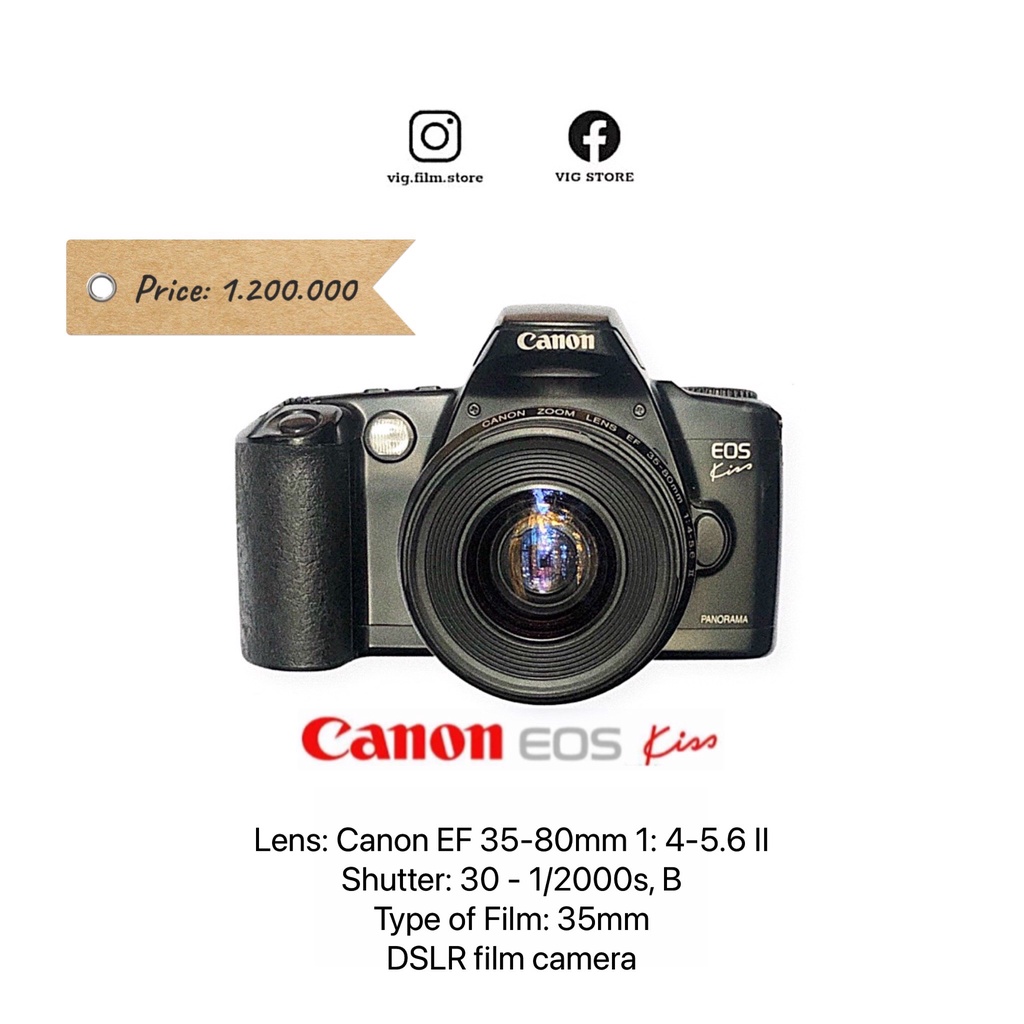 Máy ảnh film SLR Canon EOS KISS