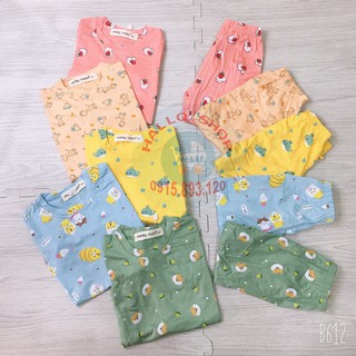 Bộ Minky Mon thun lạnh dài tay cho bé