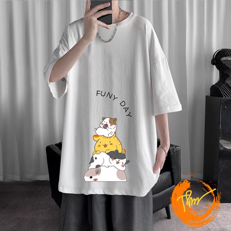 Áo bốn mèo Funny TH6