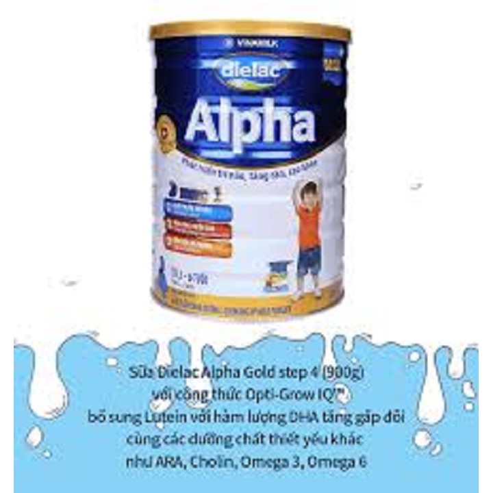 Sữa bột Vinamilk Dielac Alpha 4 900g