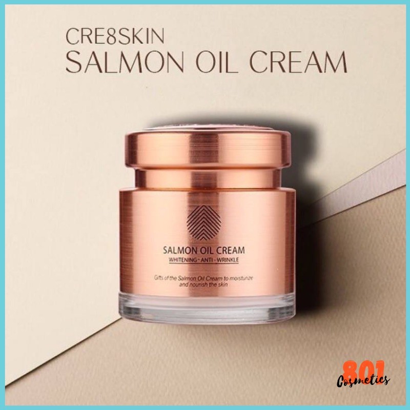 Kem dưỡng da cá hồi Salmon Oil Cream Cre8skin Hàn Quốc 🍒 Freeship 🍒 Giúp chăm sóc da toàn diện và chống lão hóa 80g