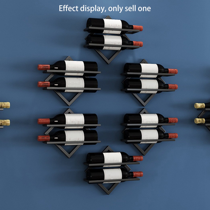 Giá Đỡ Chai Rượu Treo Tường Trang Trí Nhà Bếp/Quán Bar