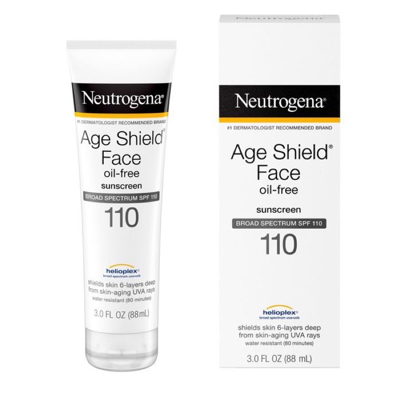 Kem Chống Nắng Neutrogena Age Shield Face Oil-Free Lotion Sunscreen Broad Spectrum SPF 110 | BigBuy360 - bigbuy360.vn