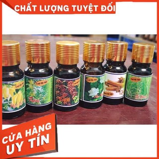 Tinh dầu, tràm, xả, hồng, ly, quế, nhài