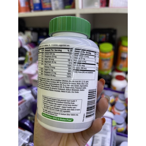 Centrum silver 50 dành cho nam nữ trên 50 tuổi