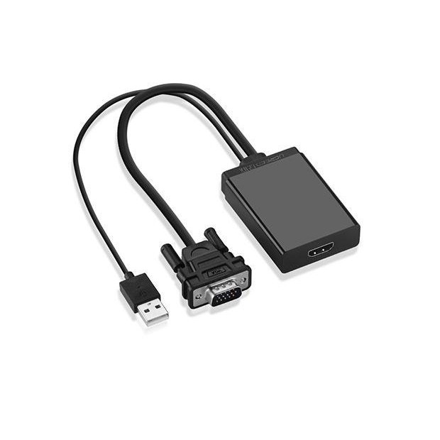 Cáp Vga To HDMI Audio Ugreen 40213 Full HD 1080P*60Hz