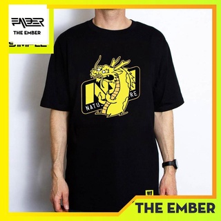 Áo Rồng Vàng Navi oversize 100% cotton