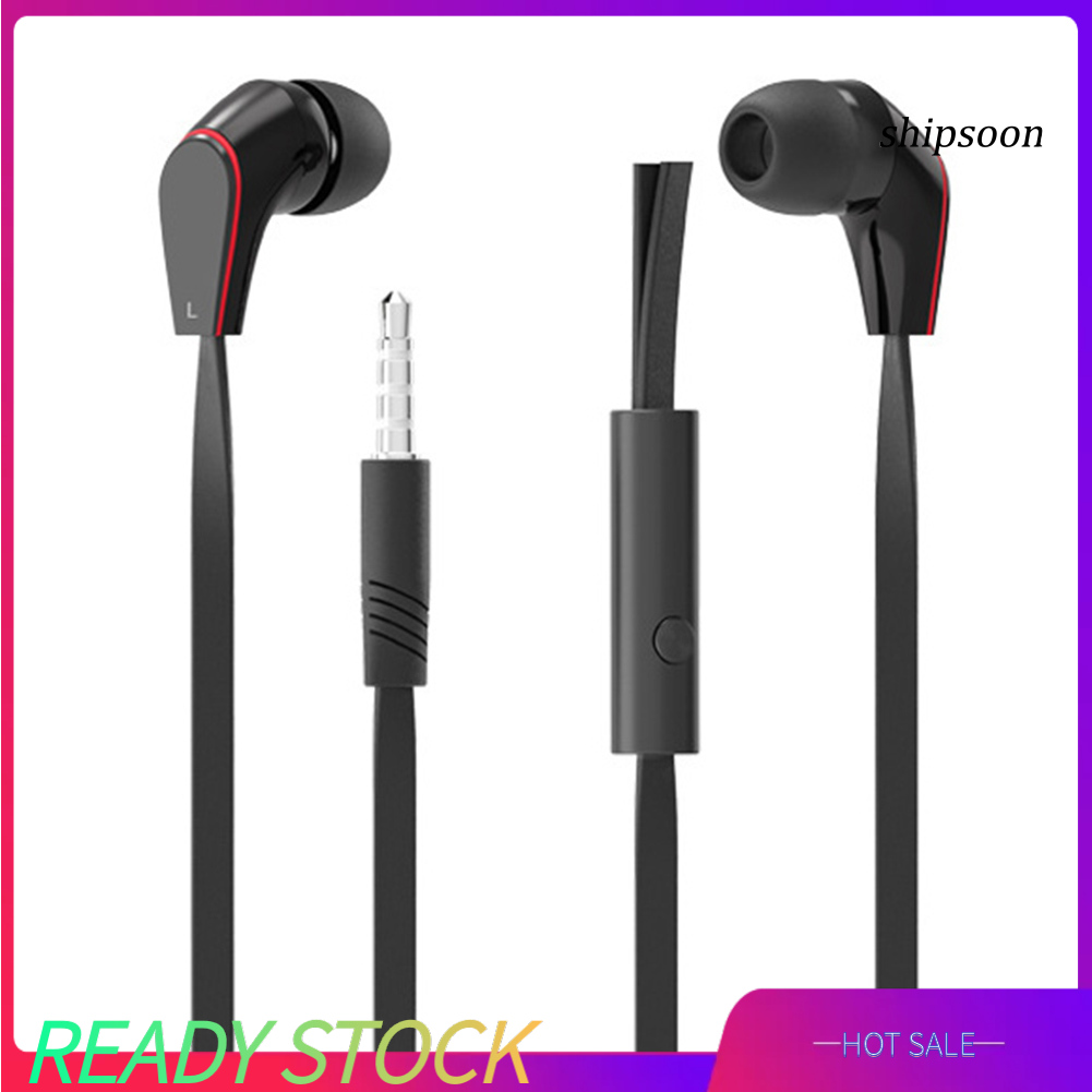 snej  JM12 Universal In-Ear Wired Earphone Stereo Music Earbuds Headphone with Mic