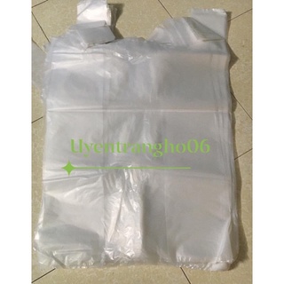 1kg túi xốp 2 quai trắng zin dày