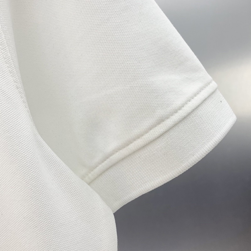 Áo Polo nam cotton gai pha cổ chun màu thêu dây chữ GG PL04P