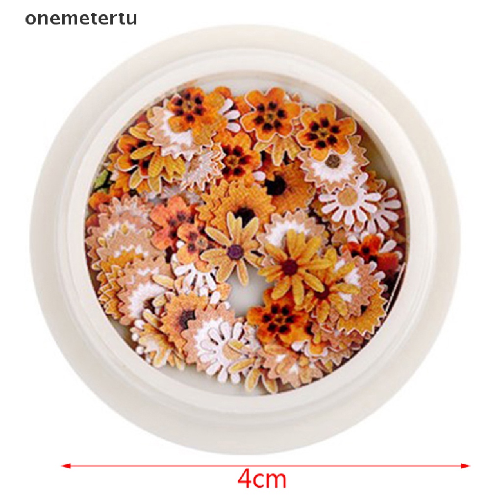 Hộp 50 Miếng Bột Gỗ Hình Hoa Hồng Trang Trí Móng Tay Nghệ Thuật DIY