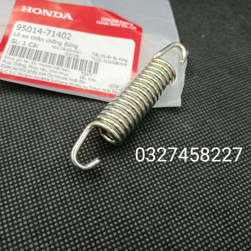 Lò xo chân chống đứng xe DREAM, WAVE, FUTURE zin honda