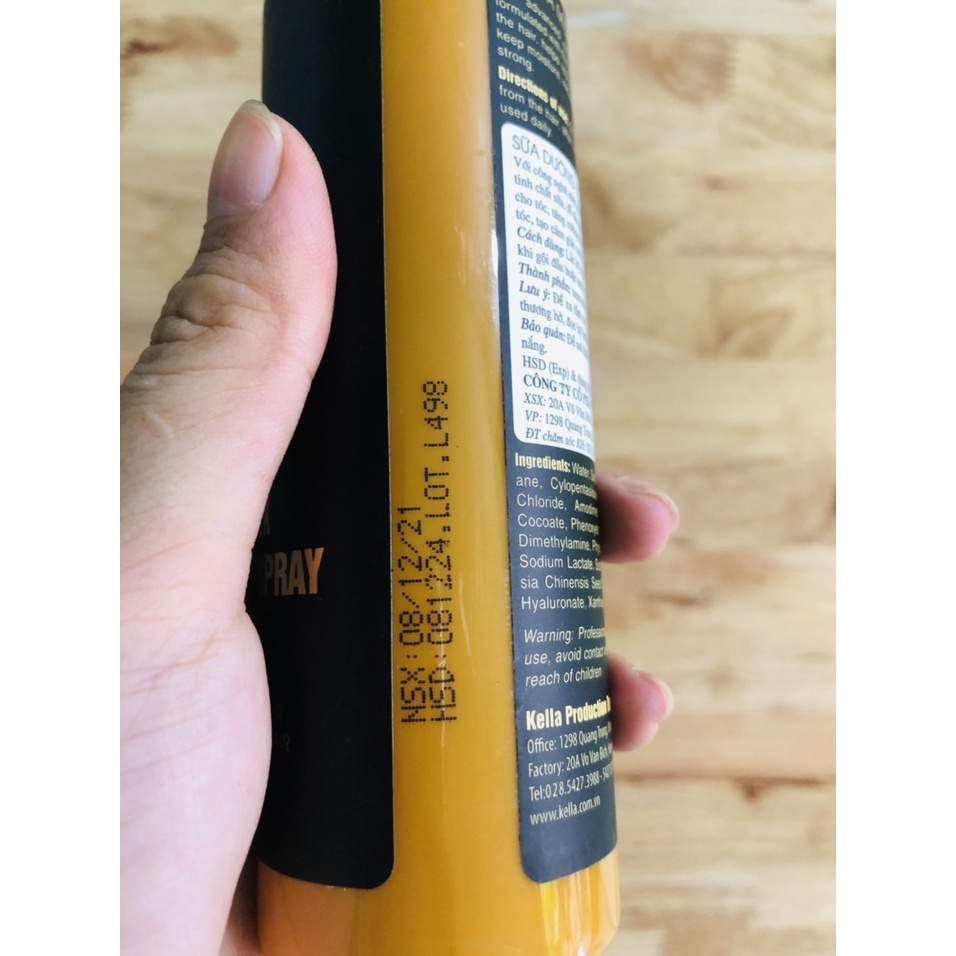 Xịt Tóc Kella JoJoBa - Sữa dưỡng tóc cao cấp Kella Jojoba Milk A+ 200ml